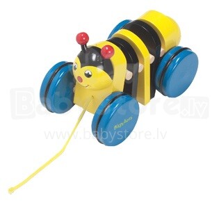 Žaidimų batai 380203 Medinis bičių ištraukiamas spalvotas medinis žaislas