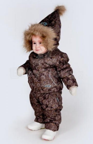 Huppa Winter 1151BW11 Kids` jacket ANDY 300G  Chestnut Pattern 911
