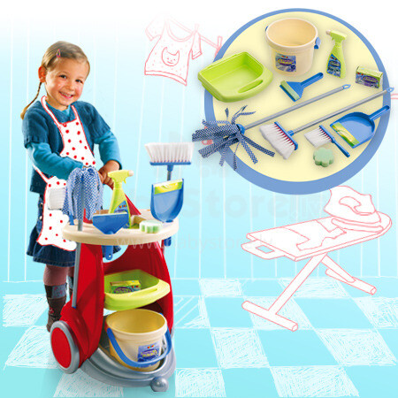 SMOBY - Trolley for cleaning 024349