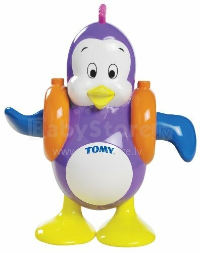 Tomy menas. 2755 „Splashy Penguin Singing Penguin-Rower“