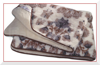 Kampol тёпленькое одеяльце на натуральной овчинке Merynos 95x135