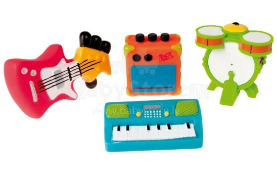 Canpol Babies 2/989  Игрушки для купания Музыкальные инструменты  (к-т 4шт.)