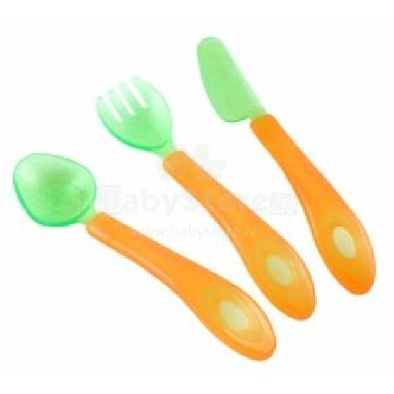 CANPOL BABIES - feeding set (spoon, knife & fork )  2/579