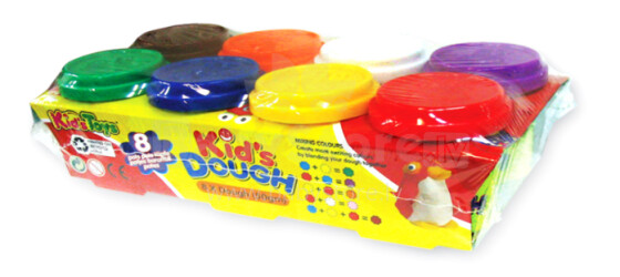 Kid's Dough Art. 11045 Пластилин с отпечатками, (8x50гр.)