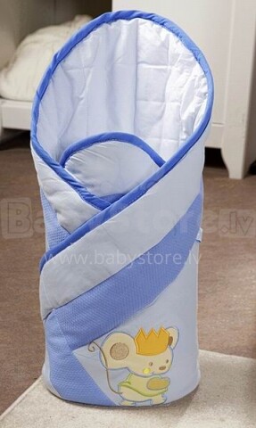 FERETTI Layette 85  Romeo Blue конвертик одеялко для новорождённого 85х85 см