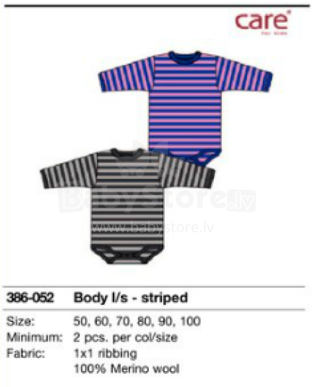 Pippi Purple Pippi Merino Woo Baby Body