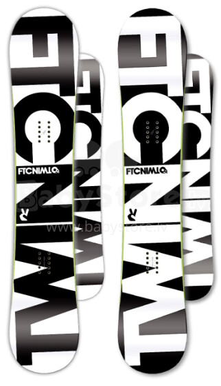 Fanatic Snowboards FTC 150 juoda snieglenčių lenta