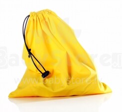 „BabyBamboo Sunshine Baby Wet Bag“ vandeniui atsparus krepšys naudotoms sauskelnėms (geltonos spalvos)