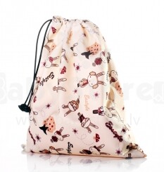 „BabyBamboo Honey Bunny“ drėgnas krepšys Neperšlampamas krepšys naudotoms sauskelnėms (smėlio spalvos)