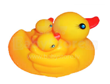 MAP 032 Rotaļlieta vannai Ducky pīle ar mazuliem