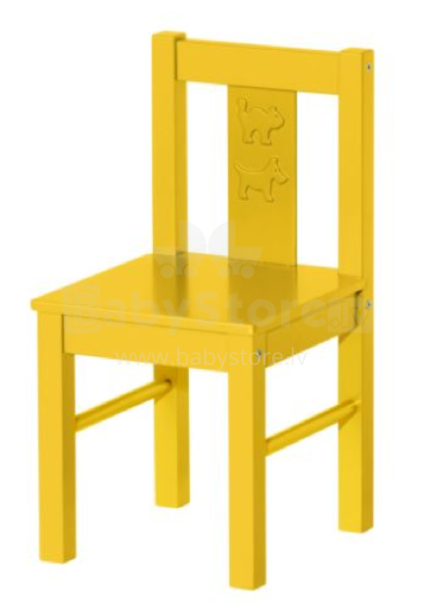 Ikea Art.601.536.98 Medinė kėdė vaikams Kritter su atlošu