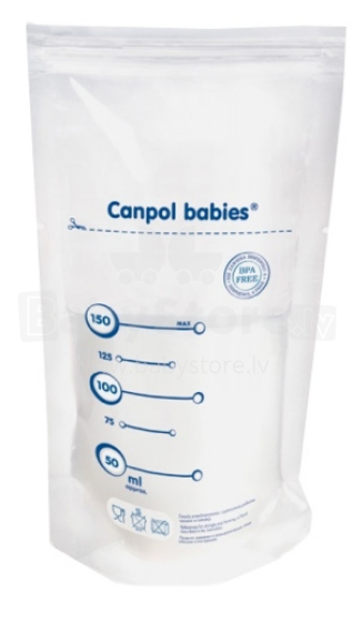 Canpol Babies Art. 70/001 Piena uzglabāšanas maisiņi, 150 ml, (20 gab.)