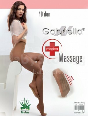 Gabriella Medica Masage 40den (118) Moteriškos pėdkelnės nuo varikozės, turinčios masažo efektą (prieš / po nėštumo)