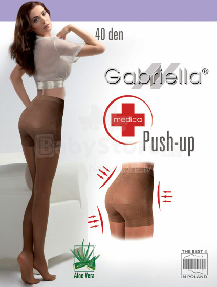 MEDICA PUSH UP 40den (128) Gabriella Корректирующие  фигуру колготки