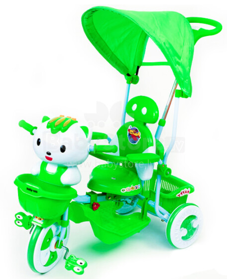 Hello Kiti 2012-9020254 интерактивный детский трехколесный велосипед с навесом