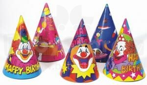 5 шапочек для праздника Клоуны DE1818643