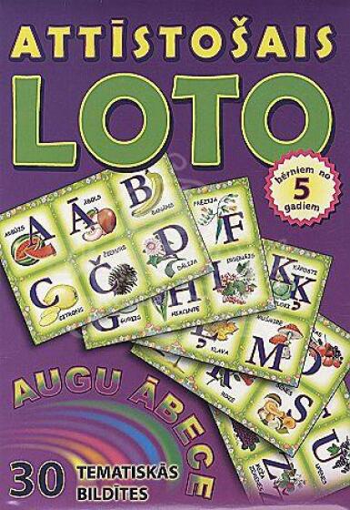 Attīstošais loto. Augu ābece