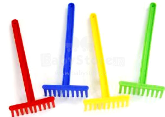 PLASTO - rake 22 cm (green)