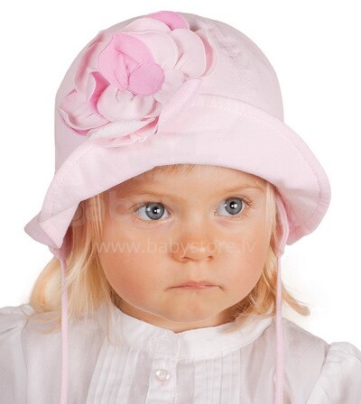 Pupill Martyna S Bērnu kokvilnas cepure ar austiņiem Pavasaris-vasara