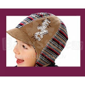 Marika Marcel 573 Vaikiška medvilninė kepurė su ausinėmis Pavasaris-vasara