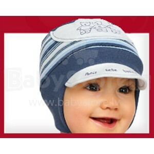 Marika Troja 702 детская хлопковая шапочка с ушками Весна-лето