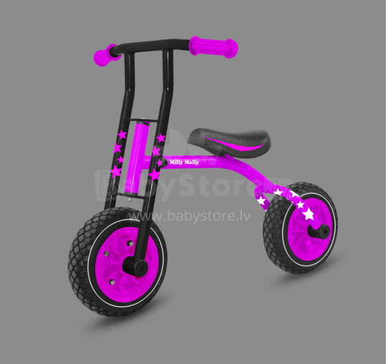 Milly Mally  Smart Pink  Детский велосипед/бегунок