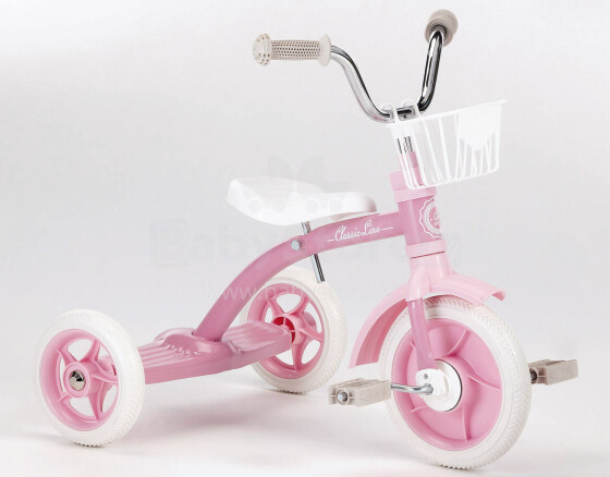 „Italtrike 2012 Super Lucy Classic Pink 10“ vaikiškas triratukas - rožinis (7110)