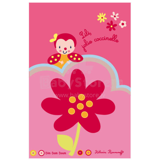 Babycalin  Bed cover  DIM DAM DOUM  -  COCCINELLE  2011  ROU404101