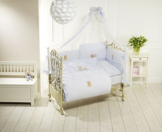Feretti Sleepy Bears Trio blue Bērnu gultas veļas komplekts 
