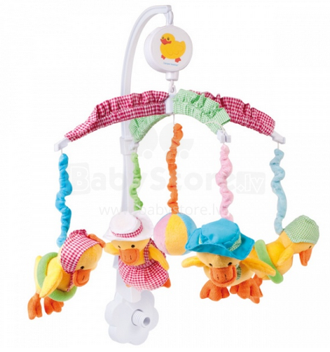 „Canpol“ kūdikiams 2/316 muzikinė karuselė su baldakimu ir pliušiniais daiktais