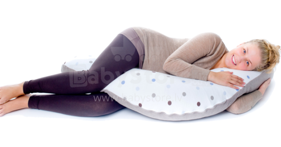 Delta Baby Softy Big Pop Grey Art.38621 Многофункциональная подушка для беременных и кормящих с особо мягким наполнителем