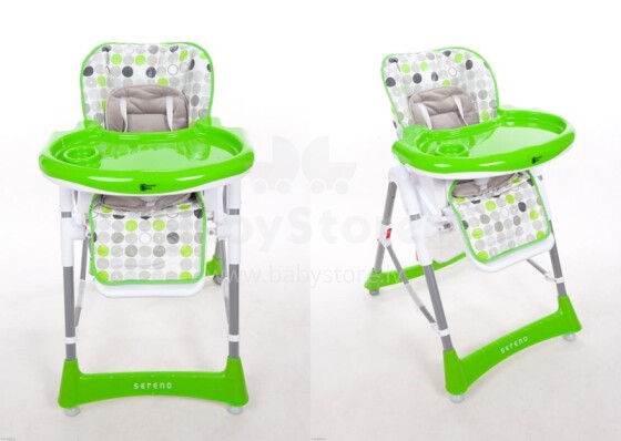 Sereno Dynamic Baby augstākas kvalitātes bērnu barošanas krēsliņš