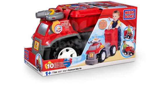 MEGA BLOKS - Детская Пожарная машинка-каталка 8507