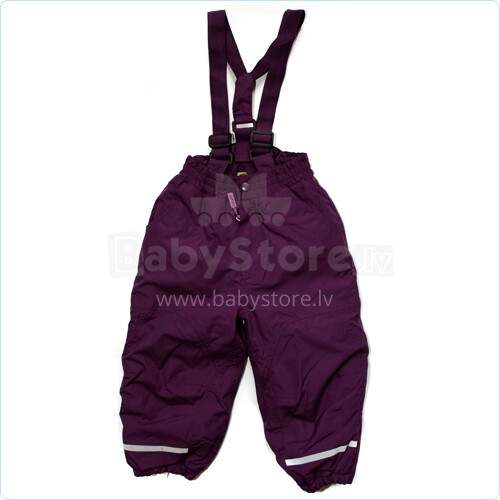 Pippi Thermo 952-142 детские штаны на лямках basic Winter 2012 фиолетовые
