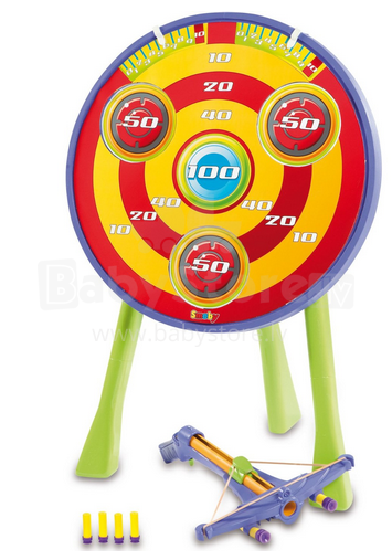 Smoby 310148 Target with Soft Play Bow and Arrows 150 cm Арбалет с мишенью 