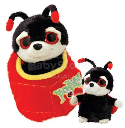 Keel Toys Ladybird Podling 18cm Cuddly Plush Soft Toy in Pouch
