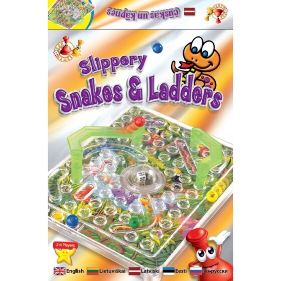 Top Games Slippery Snakes and Ladders Spēle Čūskas un kāpnes  3336