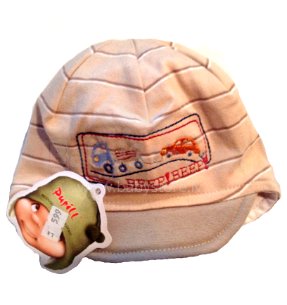 Pupill Vaikiškos medvilnės kepurė su ausinėmis Pavasaris-vasara