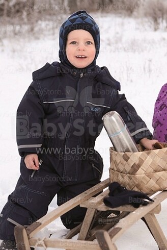 „CeLaVi Thermo 952-142“ juodos vaikiškos kelnės su dirželiais 2012 žiema