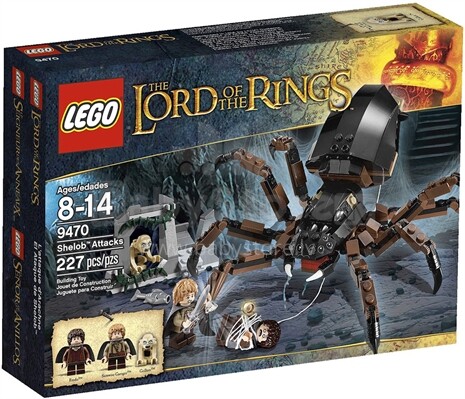  Lego 9470 Lord of the Rings uzbrukums Shelob