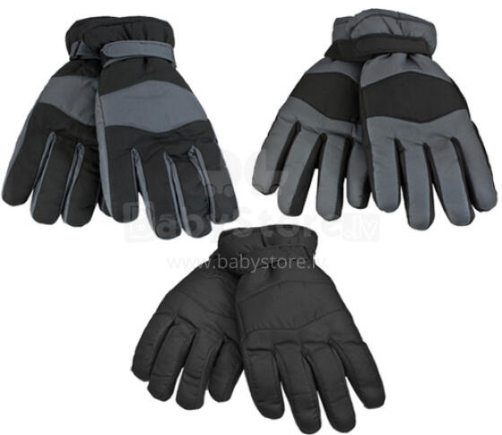 Ski Glove Water Proof - водонепроницаемые перчатки цвет Black/Grey