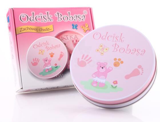 Odcisk Bobasa Magic Box medalis ar mazuļa kājiņu nospiedumu