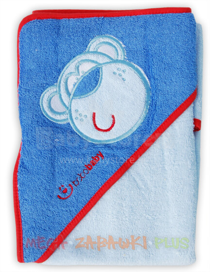 Махровое полотенце с капюшоном 80x80 см