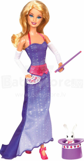 Mattel Barbie „Aš galiu būti magiškas menas“. X9076 lėlė Barbė iš serijos „Aš galiu tapti vedliu“