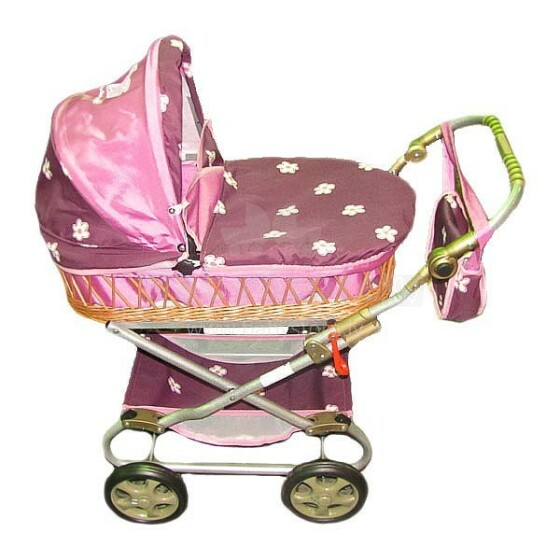 Wokke Pram Doll Stroller Monika Классическая коляска для куклы с сумкой