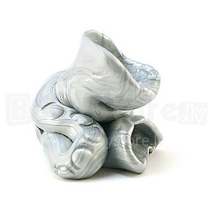 Rankinis guma, mąstantis glaistas Išmanus plastilinas, M (sidabras), 80gr