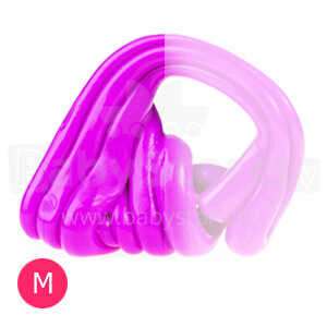 Rankinis guma, mąstantis glaistas Protingas plastilinas, M (vynuogių violetinė), 40gr