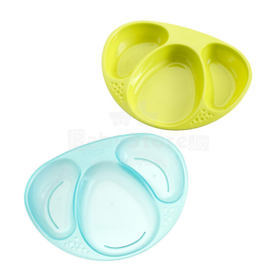 TOMMEE TIPPEE 2 decorated section plates  Explora 9m+