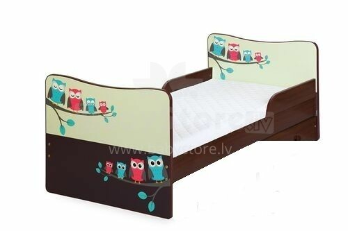 Klups TIMO Bērnu stilīga koka gulta