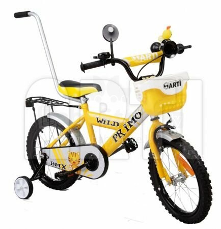 Bērnu Ritenis BMX Veloz 16'' 2011 Simple Bike (velosipēds) ar pumpējamām riepām un papildus riteņiem 